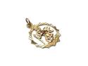 9ct Yellow Gold St Christopher Pendant