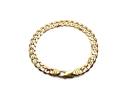 9ct Flat Curb Bracelet 7 1/2 Inch