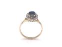 9ct Sapphire & Diamond Cluster