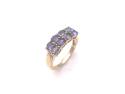 9ct Iolite Pave Ring