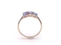 9ct Tanzanite 3 Stone Ring