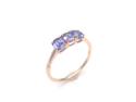 9ct Tanzanite 3 Stone Ring