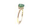 9ct Synthetic Opal & CZ Ring