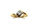 18ct Diamond Solitaire Ring 0.33ct