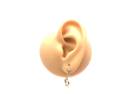 9ct Yellow Gold Heart Drop Earrings