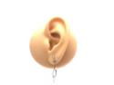 9ct White Gold Fancy Drop Earrings