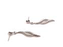 9ct White Gold Fancy Drop Earrings