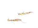 9ct 2 Colour Fancy Drop Earrings