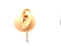 9ct Yellow Gold Celtic Style Earrings