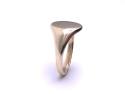 9ct Yellow Gold Oval Plain Signet Ring