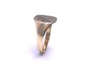 9ct Yellow Gold Patterned Signet Ring