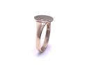 9ct Yellow Gold Patterned Signet Ring