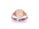 9ct Yellow Gold Patterned Signet Ring
