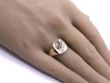 9ct Yellow Gold Diamond Signet Ring