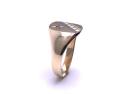 9ct Yellow Gold Diamond Signet Ring