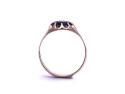 9ct Yellow Gold Garnet Solitaire Ring