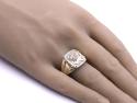 9ct Yellow Gold Diamond Eagle Ring