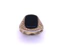 9ct Yellow Gold Onyx Signet Ring