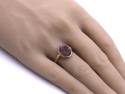 9ct Rose Gold Caraved Corneilian Ring 1925