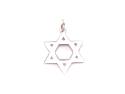 Silver Star Of David Pendant 15mm