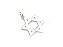 Silver Star Of David Pendant 15mm