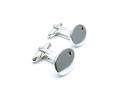 Silver Ruby Cufflinks