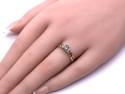 9ct Yellow Gold Emerald & Diamond Ring