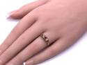 18ct Ruby & Diamond 5 Stone Ring Birm 1911