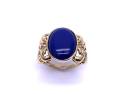 9ct Yellow Gold Lapis Lazuli Ring