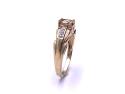 9ct Tourmaline & Diamond Ring