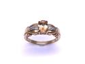 9ct Tourmaline & Diamond Ring