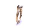9ct Yellow Gold Zoisite & Zircon Ring