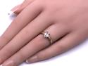 9ct Yellow Gold Zoisite & Zircon Ring