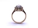 9ct Yellow Gold CZ Halo Ring