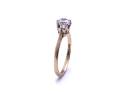 9ct Yellow Gold CZ Solitaire Ring