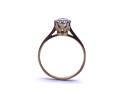 9ct Yellow Gold CZ Solitaire Ring