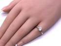 9ct Yellow Gold CZ Solitaire Ring