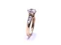9ct Yellow Gold CZ Solitaire Ring