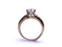 9ct Yellow Gold CZ Solitaire Ring