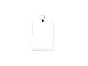 Silver Rectangular Dog Tag Pendant