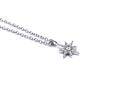 Silver CZ North Star Pendant & Chain
