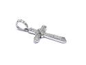 Silver CZ Fancy Cross