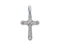 Silver CZ Fancy Cross
