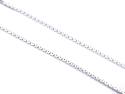 Silver Cobra Square Chain 24 Inch