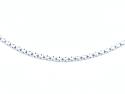 Silver Cobra Square Chain 24 Inch