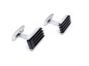 Stainless Steel Black IP Plating Cufflinks