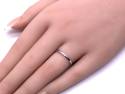 9ct White Gold Plain Wedding Ring 2mm