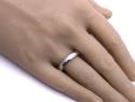 9ct White Gold Plain Wedding Ring 4mm