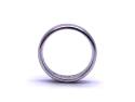 9ct White Gold Plain Wedding Ring 4mm