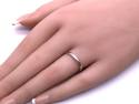 9ct White Gold Plain Wedding Ring 2mm